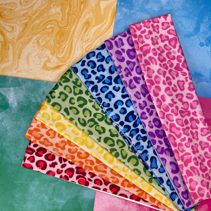 Custom printed headbands and merchandise for Las Vegas events