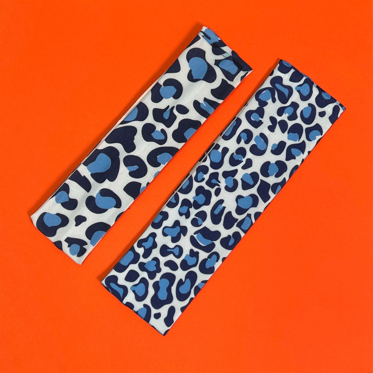 blue Custom printed headbands and merchandise for Las Vegas events