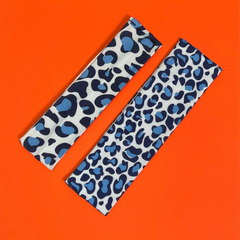 blue Custom printed headbands and merchandise for Las Vegas events