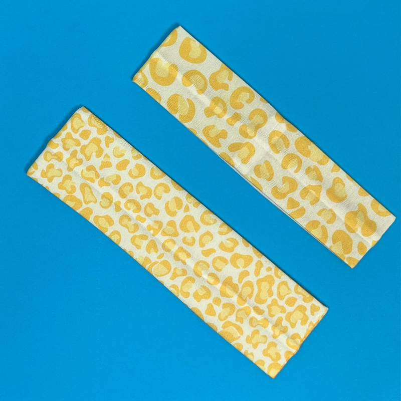 orange Custom printed headbands and merchandise for Las Vegas events
