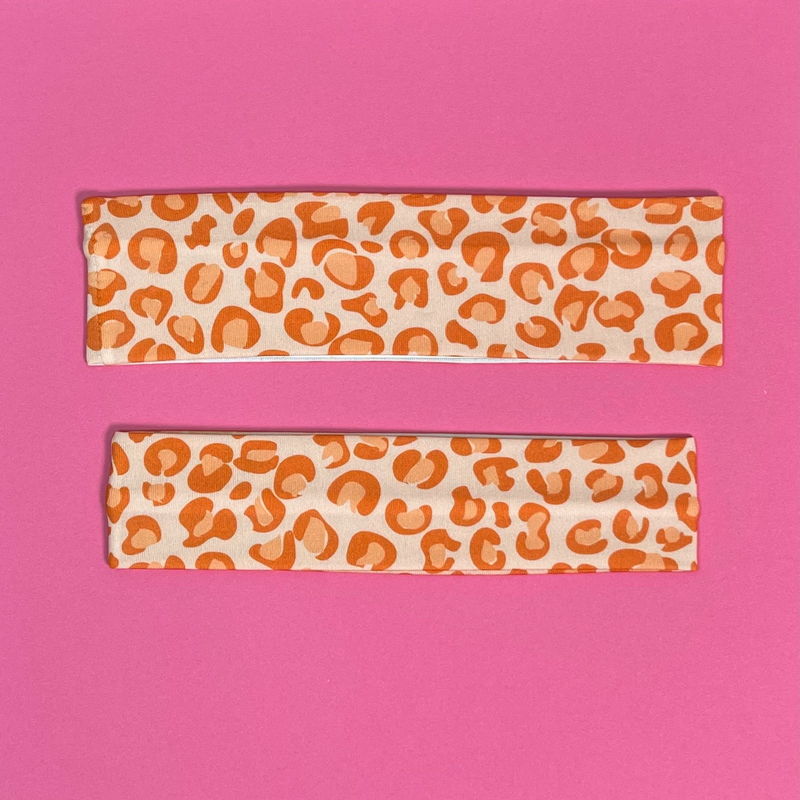 yellow Custom printed headbands and merchandise for Las Vegas events