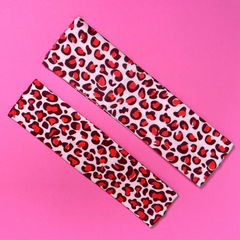 Red Custom printed headbands and merchandise for Las Vegas events